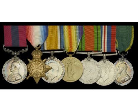 A Great War ‘Western Front 1918’ D.C.M. group of seven awarded to Company Sergeant-Major G. D. Young, 6th Battalion, Welsh Re