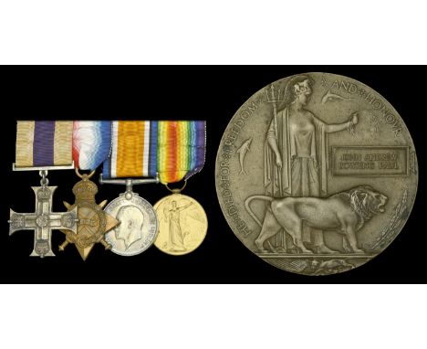 A good Great War ‘Somme’ M.C. group of four awarded to Second Lieutenant J. A. B. Paul, East Surrey Regiment, late Honourable