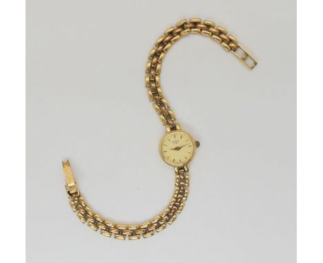 A 9ct gold ladies Rotary watch, weight including mechanism 13.5gms Condition Report:Available upon request