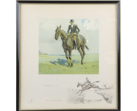 Charles Johnson Payne (Snaffles) (British, 1884-1967), coloured print, Andsome Is - Wot Andsome does, signed in pencil, 48 x 