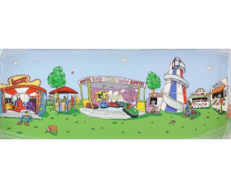 Dylan Izaak, 'Fair Play', limited edition print, 24/195, 33cm x 84cm,.