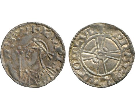 BRITISH COINS, Anglo-Saxon, Edward the Confessor, Silver Penny, Expanding Cross type (1050-1053), heavy coinage, London mint,