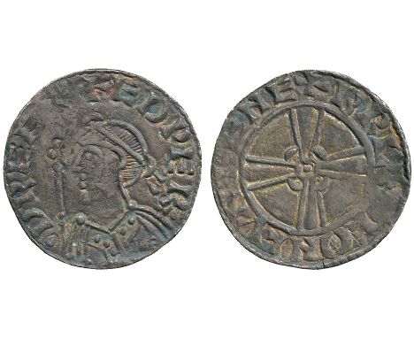 BRITISH COINS, Anglo-Saxon, Edward the Confessor, Silver Penny, Expanding Cross type (1050-1053), heavy coinage, London mint,