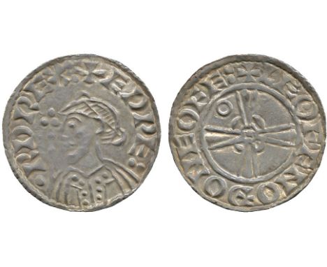 BRITISH COINS, Anglo-Saxon, Edward the Confessor, Silver Penny, Expanding Cross type (1050-1053), heavy coinage, York mint, m