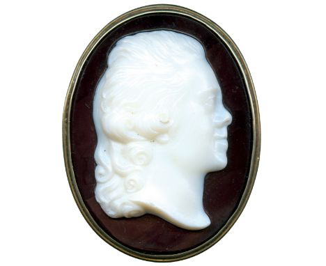 COMMEMORATIVE MEDALS, World Medals, Russia, Paul I (1754-1796-1801), Oval Glass-paste Cameo Portrait Medal, c.1791, by James 