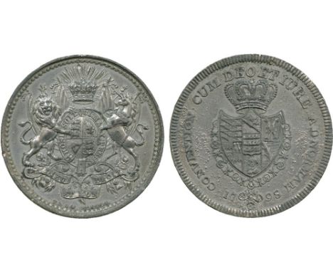 WORLD COINS, GERMANY, Württemberg, Friedrich II (1754-1797-1816), Pattern Convention Thaler, 1798, struck in London by T R & 