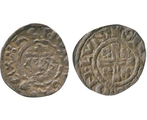 BRITISH COINS, Richard I (1189-1199), Silver Penny, Short Cross type, class III, London mint, moneyer Steven, facing crowned 