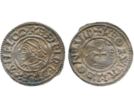 BRITISH COINS, Anglo-Saxon, Aethelred II, Silver Penny, Last Small Cross type (c.1009-1017), London mint, moneyer Leofstan, d