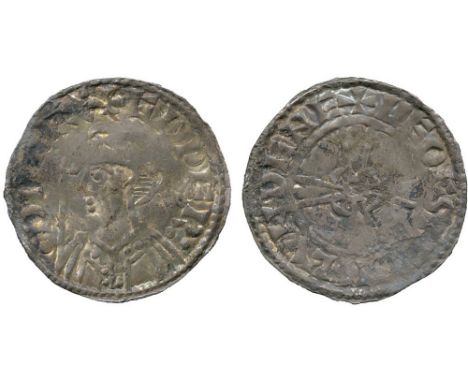 BRITISH COINS, Anglo-Saxon, Edward the Confessor, Silver Penny, Expanding Cross type (1050-1053), heavy coinage, London mint,