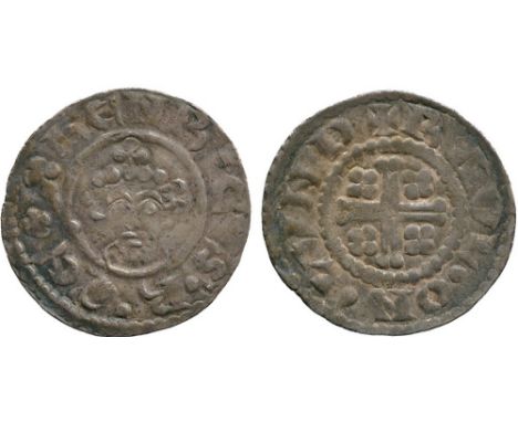 BRITISH COINS, Henry II, Silver Penny, Short Cross type, class Ib, London mint, moneyer Raul, facing crowned head in linear c
