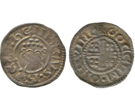 BRITISH COINS, Henry II, Silver Penny, Short Cross type, class Ib, Winchester mint, moneyer Gocelm, facing crowned head in li