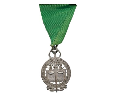 COMMEMORATIVE MEDALS, Medals by Subject, Law and Science, A Group of Badges of Office, Badges and Buttons, to J R W Alexander