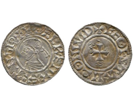 BRITISH COINS, Anglo-Saxon, Aethelred II, Silver Penny, Last Small Cross type (c.1009-1017), London mint, moneyer Leofstan, d