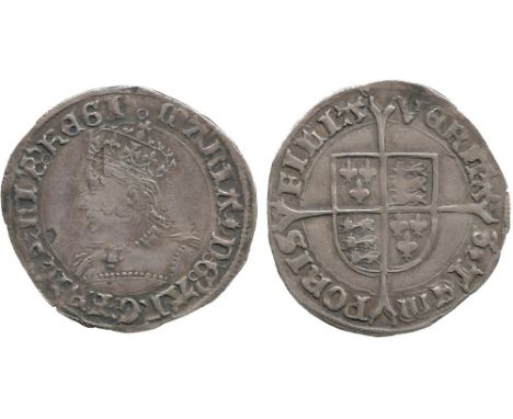 BRITISH COINS, Mary (1553-1554), Silver Groat, crowned bust left, initial mark Pomegranate both sides, rev quartered shield o