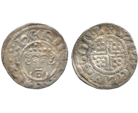 BRITISH COINS, John (1199-1216), Silver Penny, Short Cross type, class Vb, London mint, moneyer Willem T, facing crowned head