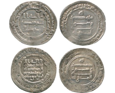 ISLAMIC COINS, ABBASID CALIPHATE, al-Muktafi (289-295h), Silver Dirham, Wasit 293h, 3.24g (A 244.1); al-Muttaqi (329-333h), S