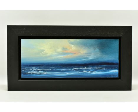 PHILIP RASKIN (SCOTTISH 1947) AFTER THE STORM I), a seascape under a cloudy sky, signed bottom right, oil in canvas, approxim