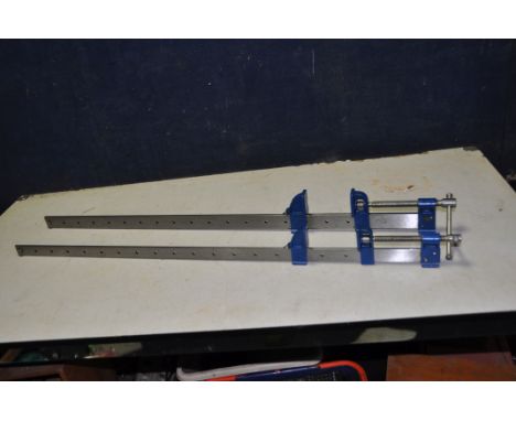 A RECORD 133 SASH CRAMP 110cm total length and a Record 135 sash cramp 110cm total length (2)