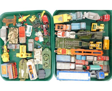 Various die cast vehicle, Dinky SRN6 hovercraft, 13cm wide, unmarked tractor, various other die cast vehicles, etc. (a quanti