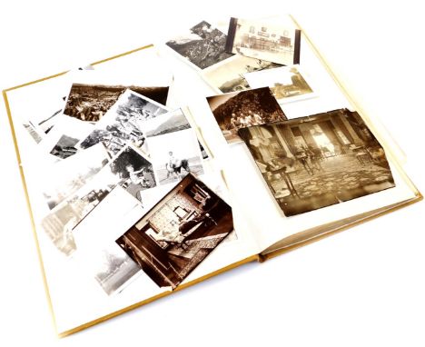 Various early 20thC and later black and white photographs, Eastern scenes, Lady Baden Powell Chief Guide photograph, various 