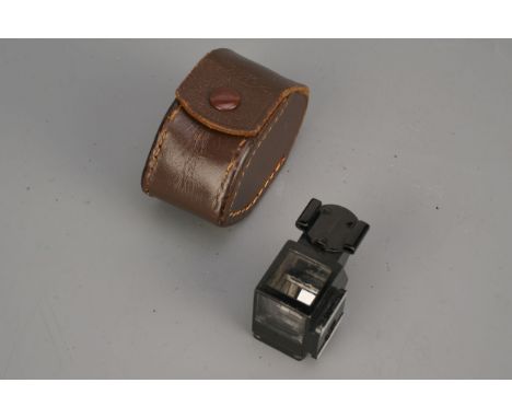 A Leica AUFSU Waist Level Finder, black, in maker's caseImport Duty These items have been brought in to sell from outside the