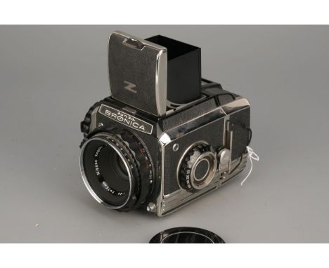 A Zenza Bronica S2A Medium Format Camera, with Nikon Nikkor-P f/2.8 75mm lensImport Duty These items have been brought in to 