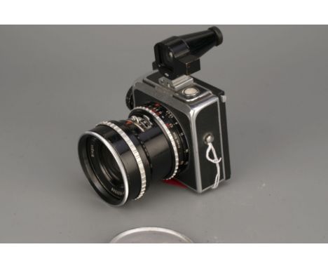 A Hasselblad Super Wide (SW) Medium Format Camera, 1956, chrome, serial no. CTW2145, with Carl Zeiss Biogon f/4.5 38mm lens, 