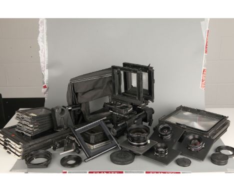 A Comprehensive Sinar 30 Limited Edition Carl Koch 233/300 4x5 &amp; 8x10 Outfit, both 4x5" and 8x10" adapters included, toge