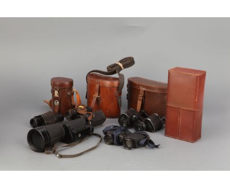Five Pairs of Binoculars &amp; Monoculars, including Carl Zeiss Jena Turita 8x24, Goerz Berlin Trieder Binocle, Nitschke Rath