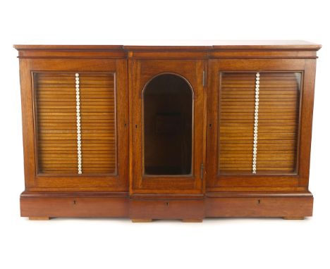 A Substantial Microscope &amp; Microscope Slide Cabinet, Substantial Microscope &amp; Microscope Slide Cabinet, English, late