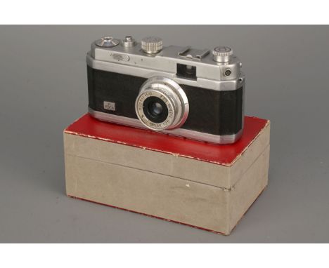 A FOCA Rangefinder Camera, with Oplar f/3.5 35mm lens, in maker's box