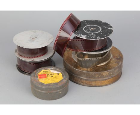 Collection of Six 35mm Projector Films, titles include: With Ancient Pomp the King &amp; Queen attend the chapter of the orde