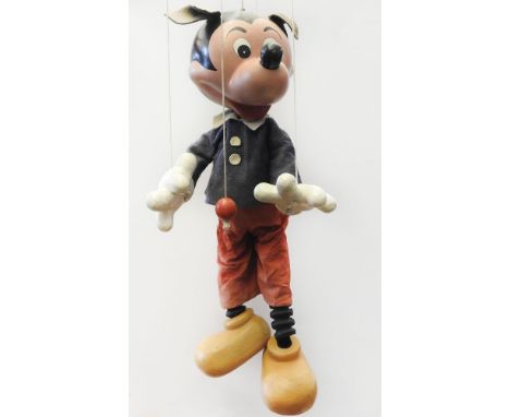 A large Pelham puppet of Mickey Mouse, 62cm high 