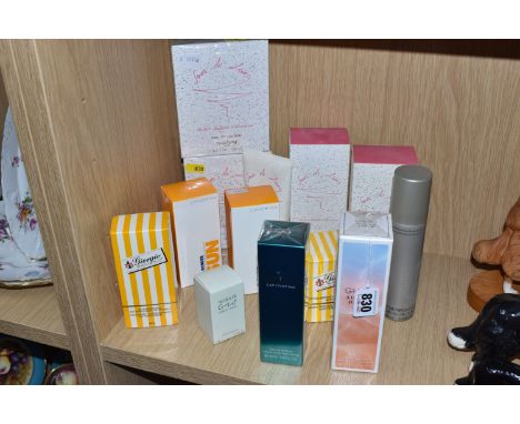 A COLLECTION OF BOXED PERFUMES, ETC, comprising Ghost 'Summer Dream' eau de parfum 50ml (sealed), Ghost 'Captivating' eau de 