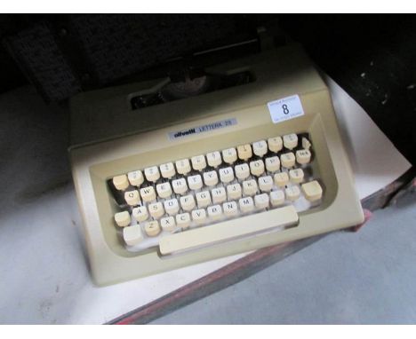 An Olivetti portable typewriter