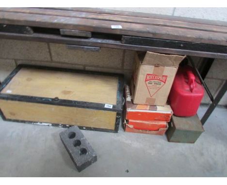 A mixed lot of tools etc