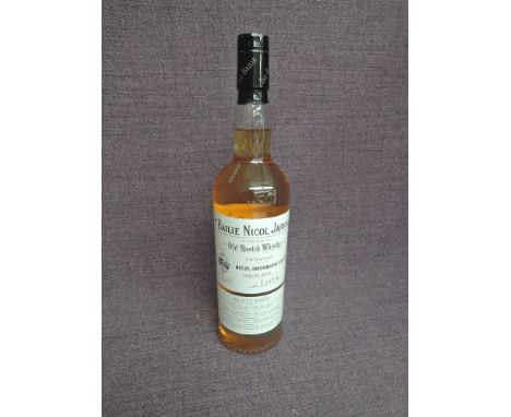 A bottle of Bailie Nicol Jarvie Blended Scotch Whisky, whiskies over eight years, 40% vol, 70cl