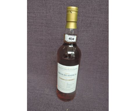 A bottle of 2003 Bruichladdich 9 Year Old Single Cask Owners Reserve Islay Single Malt Scotch Whisky, private cask bottling l