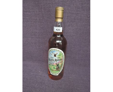 A bottle of Fine Old Glen Avon Single Highland Malt Scotch Whisky, 8 Year Old, 70cl, 40% vol