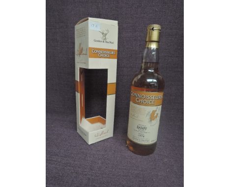 A bottle of Gordon &amp; Macphail Connoisseurs Choice Banff 1976 Highland Single Malt Scotch Whisky, distilled 1976, bottled 