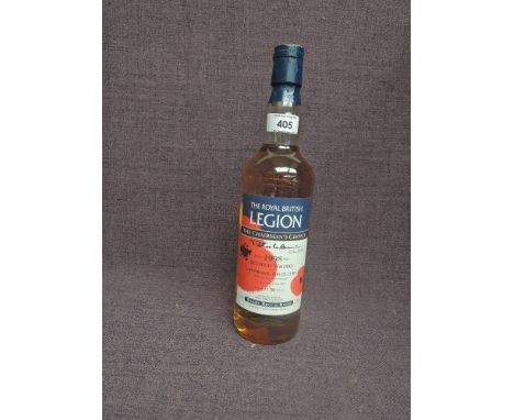 A bottle of Berry Bros and Rudd, The Royal British Legion , The Champions Choice, 1998 Single Malt Scotch Whisky from Laphroa