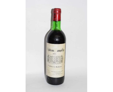 Price Château les Bertins 1981 Médoc Red