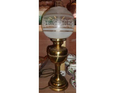 Paraffin lamp converted to electric