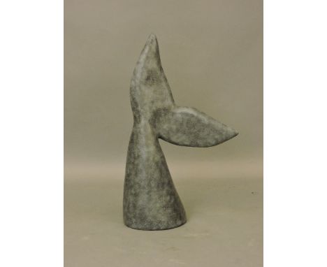 Nettie Firman (contemporary), 'Whale Tail - Black', cast bronze resin