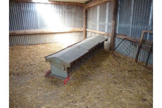 Wheeled Sheep Feeders X 3 Plus One Hay Rack Without Wheels All 8