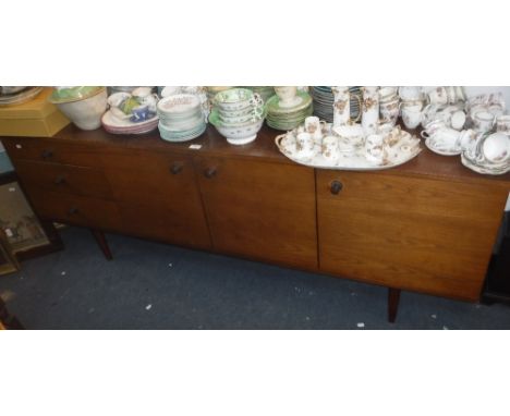 A VINTAGE "AVOLAN' TEAK SIDEBOARD, 72" wide