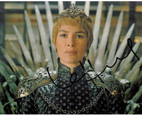 Lena Headey signed Game of Thrones 10x8 colour photo. Lena Kathren Headey ( born 3 October 1973) is a British actress. She ga