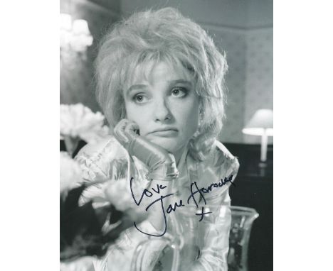 Actor, Jane Horrocks signed 10x8 black and white photograph. Horrocks (born 18 January 1964) is a British actress. She portra