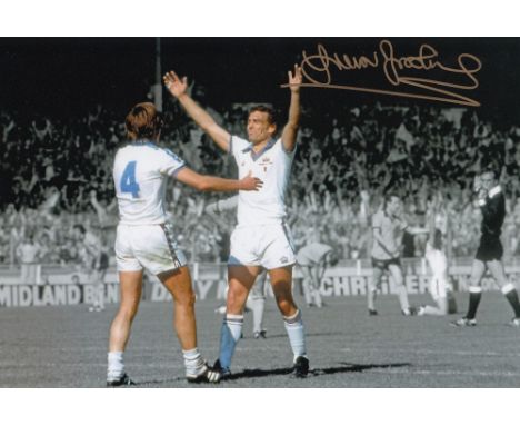 1966 World Cup Winners Multi Signed Brian West Colour Limited Edition 534/700 Print Measuring 16x12 Overall. Personally Signe