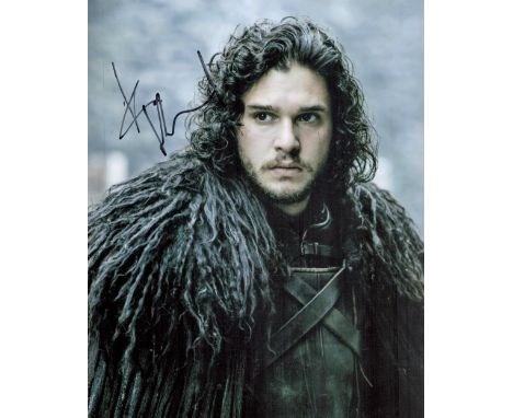 Kit Harrington signed Game of Thrones 10x8 colour photo. Christopher Catesby Harington (born 26 December 1986) is an English 